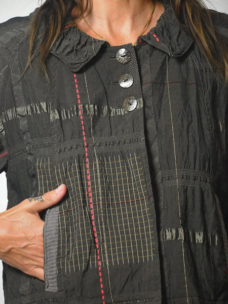 Y2k M & Kyoko Patchwork Shacket