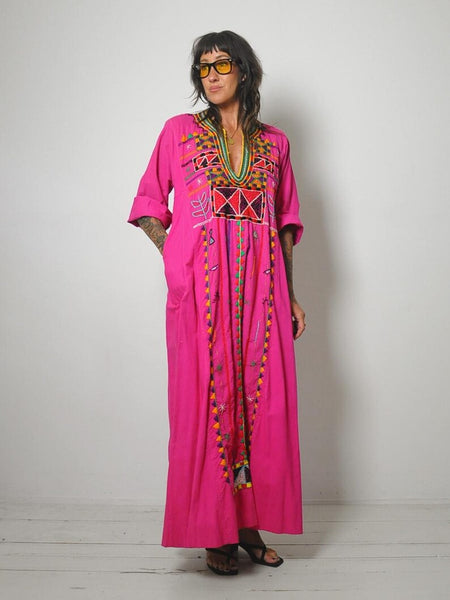 1970's Portia Embroidered Dress