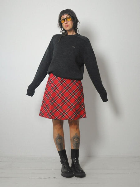 1980's Lacoste Charcoal Sweater