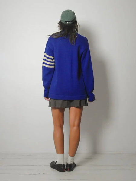 1950's Wool Varsity Cardigan