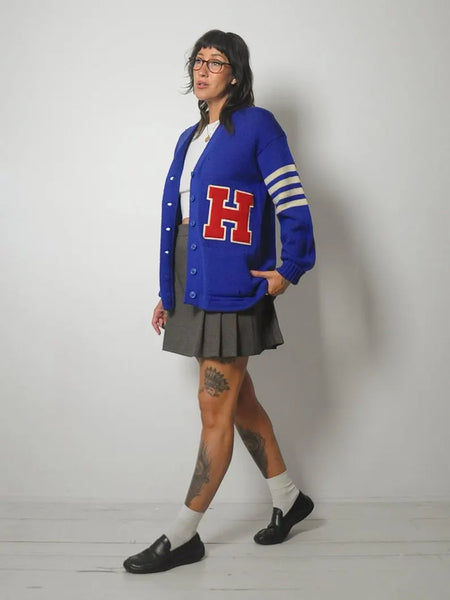1950's Wool Varsity Cardigan