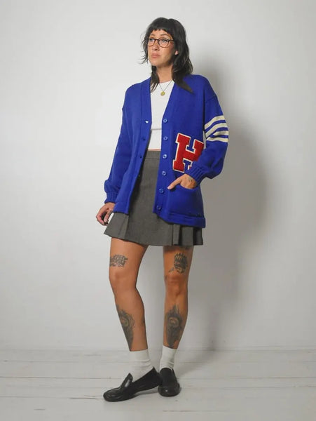 1950's Wool Varsity Cardigan