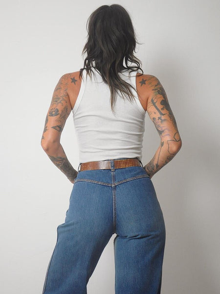 1970's Faded Flared Jeans 26x29