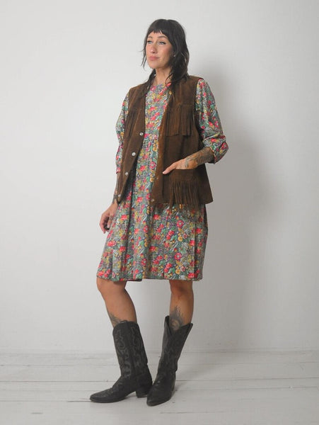 1970's Schott Fringe Suede Vest