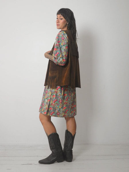 1970's Schott Fringe Suede Vest