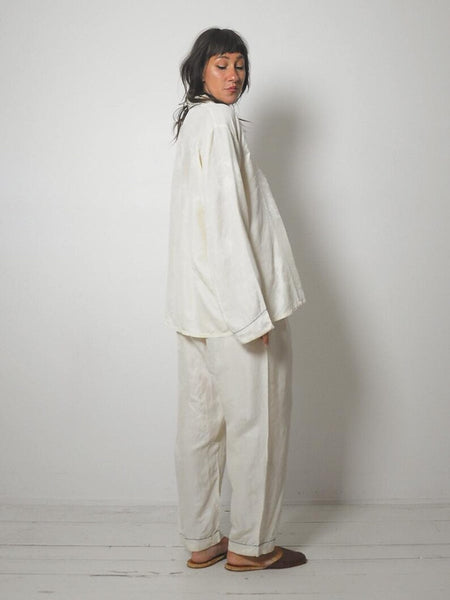 50's Silk Chinese Pajama Set