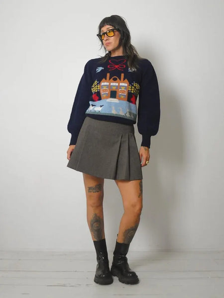 80's Cottage & Sheep Sweater