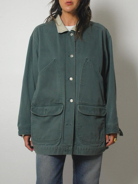 80's Forest Green Chore Coat