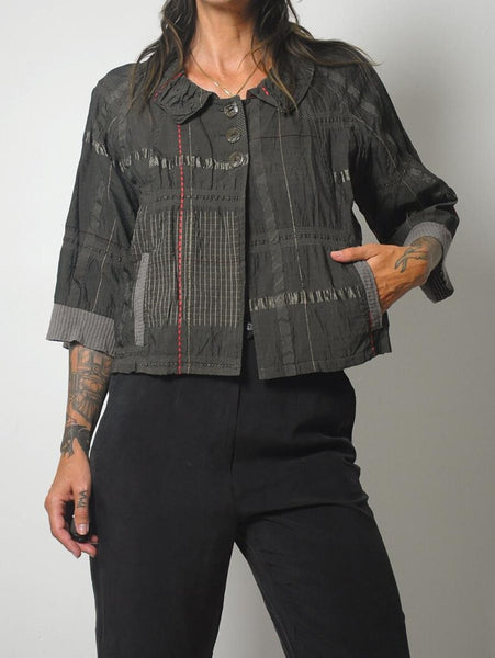 Y2k M & Kyoko Patchwork Shacket