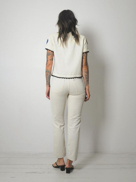 1995 Michael Simon 3D Bicycle Cardigan