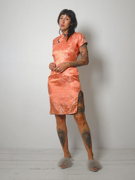 1950's Silk Cheongsam Dress
