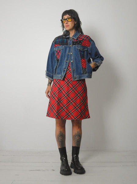 90's Patchwork Jean Jacket