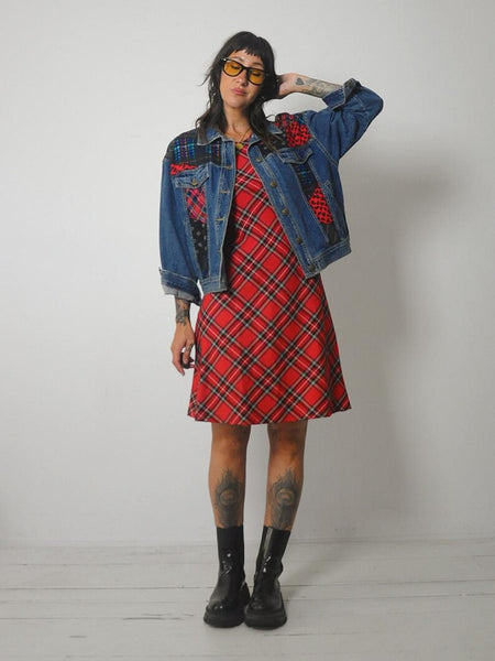 90's Patchwork Jean Jacket