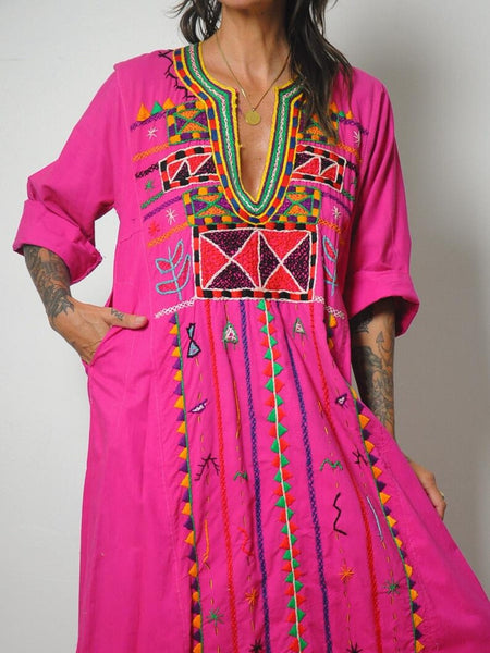 1970's Portia Embroidered Dress