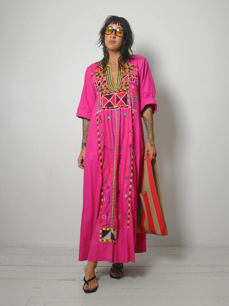 1970's Portia Embroidered Dress