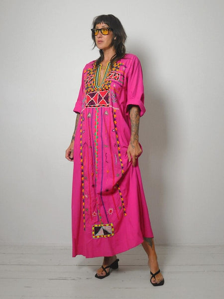 1970's Portia Embroidered Dress