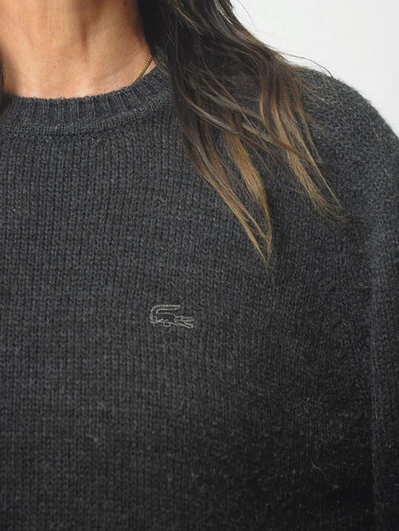 1980's Lacoste Charcoal Sweater