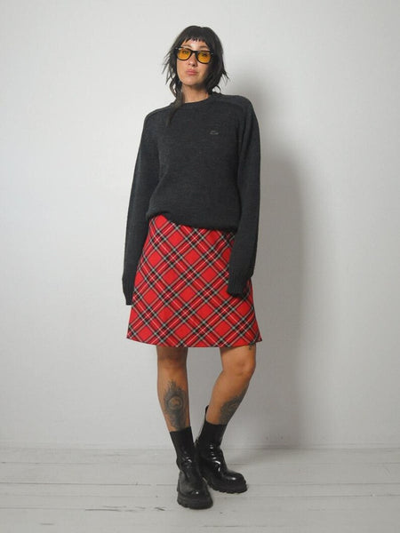1980's Lacoste Charcoal Sweater