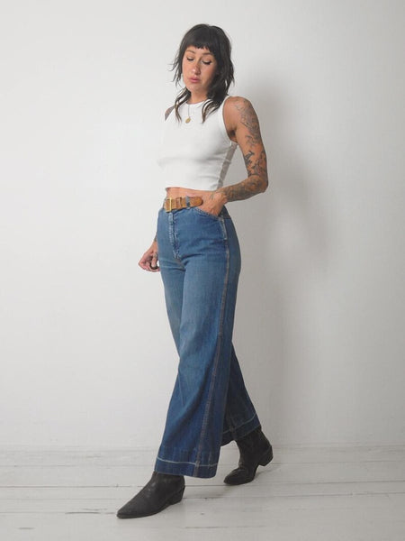 1970's Faded Flared Jeans 26x29