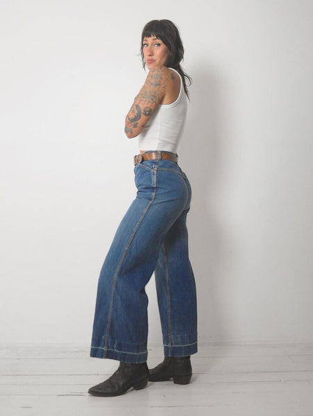 1970's Faded Flared Jeans 26x29