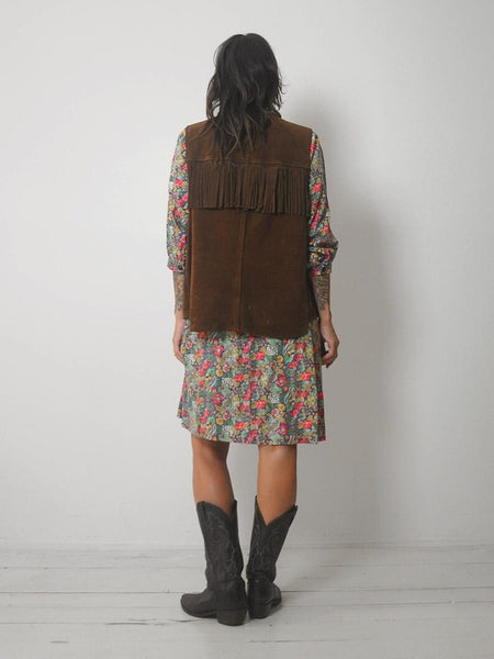 1970's Schott Fringe Suede Vest