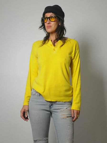 1980's Soft Canary Thermal shirt
