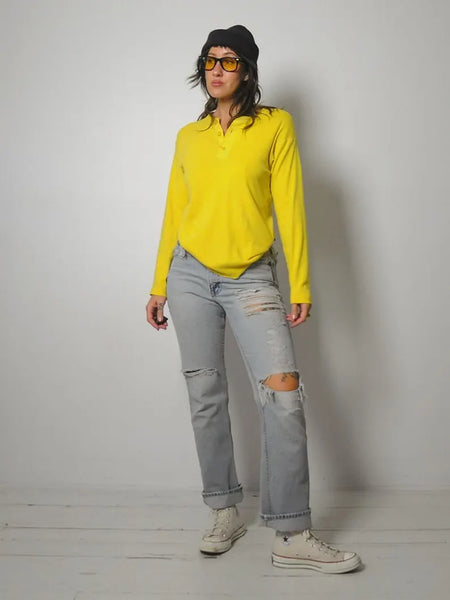 1980's Soft Canary Thermal shirt