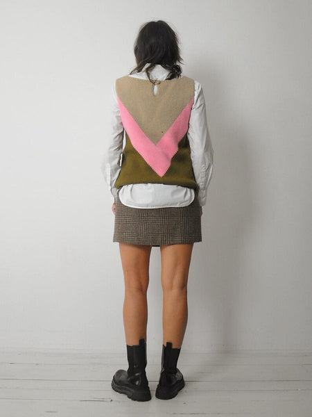 1970's Chevron Sweater Vest