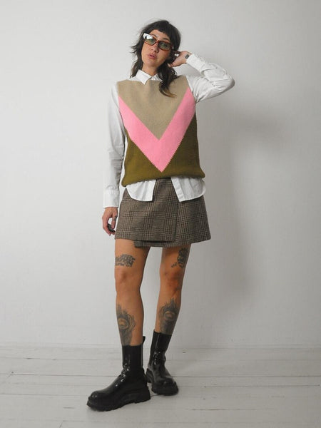1970's Chevron Sweater Vest