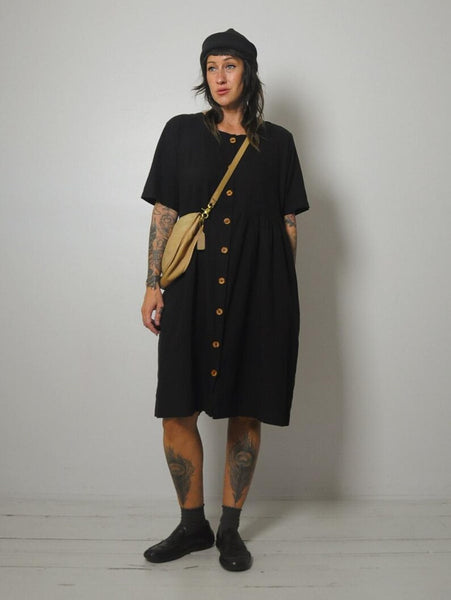 1970's Coach Bone Leather Crescent Bag