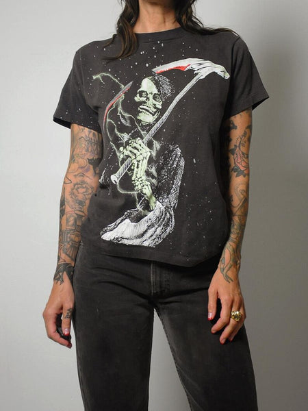 80's Grim Reaper Glow in the Dark Tee