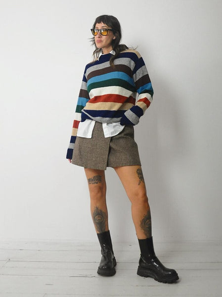 1980's Striped Wool Sweater