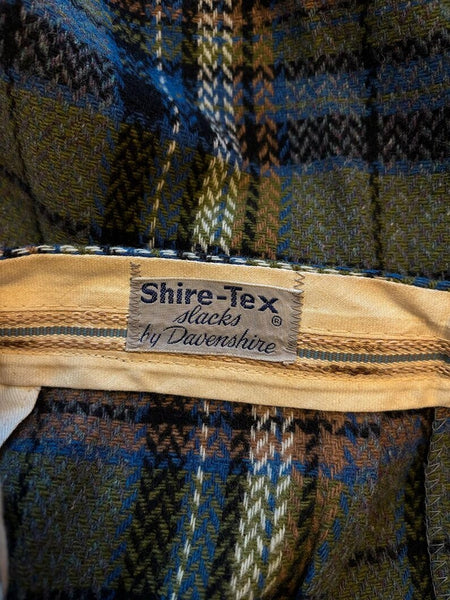 1950's Plaid Wool Shorts