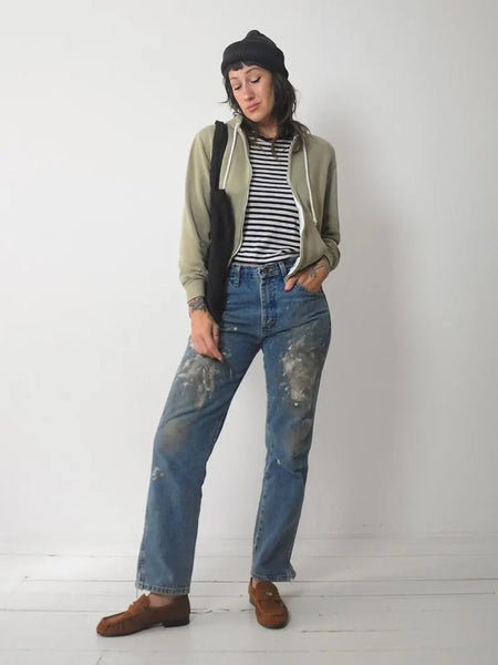 80's Painted Rustler Jeans 31x30