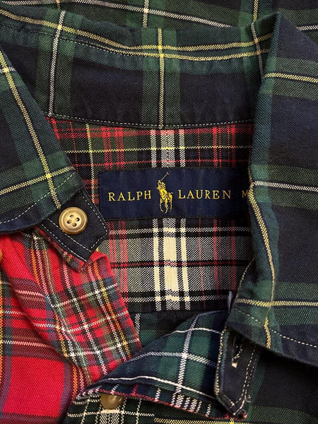 Patchwork Plaid Ralph Lauren Unisex Shirt
