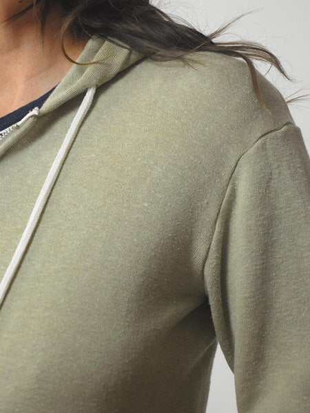 70's Faded Cropped Hoodie
