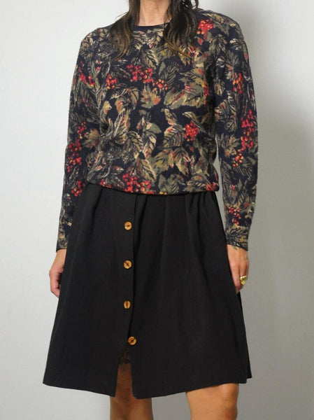 1970's Autumn Leaf Lambswool Sweater