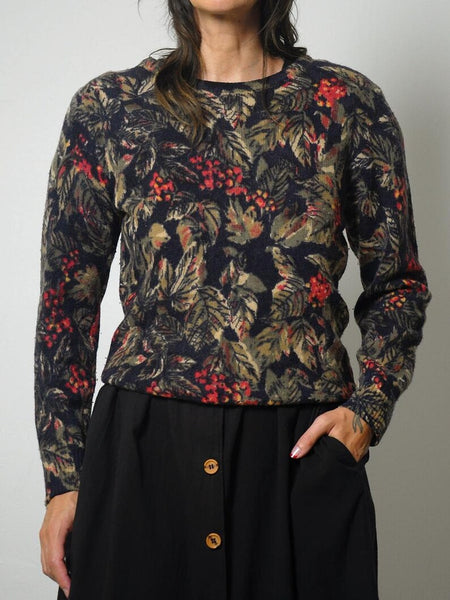 1970's Autumn Leaf Lambswool Sweater