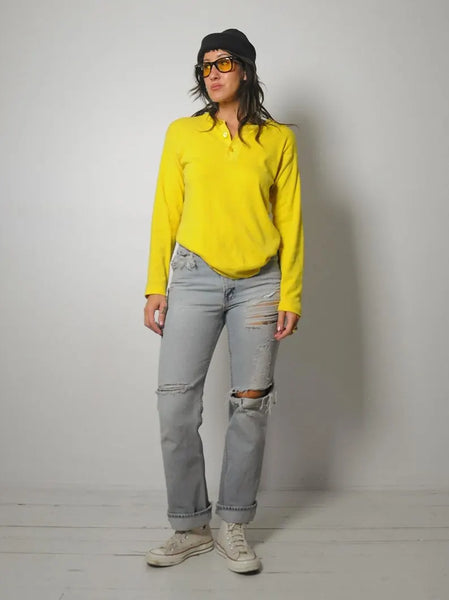 1980's Soft Canary Thermal shirt