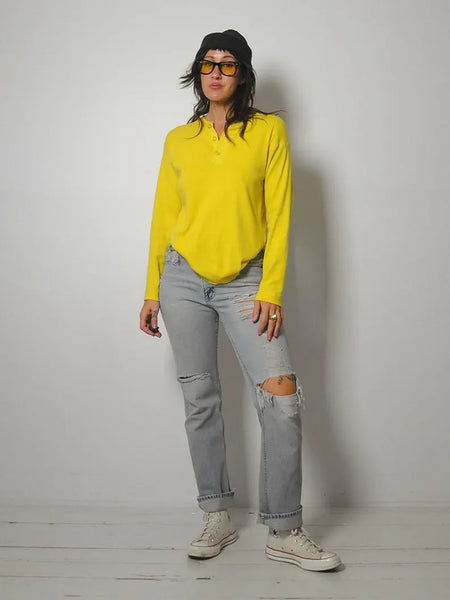 1980's Soft Canary Thermal shirt
