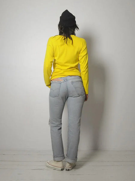 1980's Soft Canary Thermal shirt