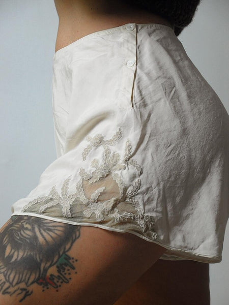1920's/30's Lace Tap Shorts