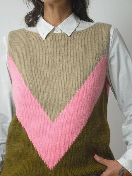1970's Chevron Sweater Vest
