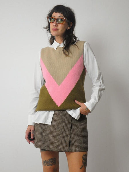 1970's Chevron Sweater Vest