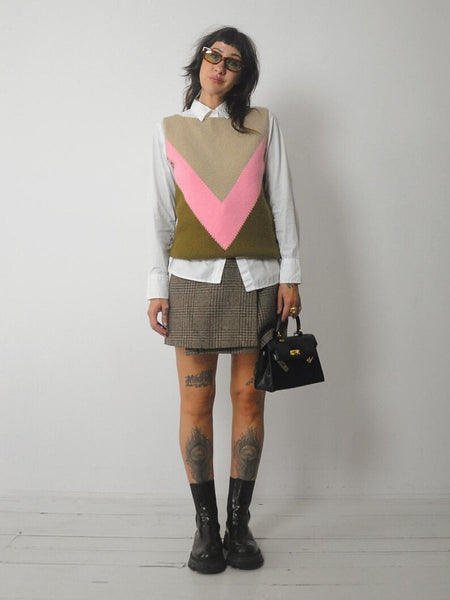 1970's Chevron Sweater Vest