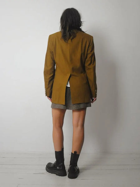 1960's Ochre Woven Blazer
