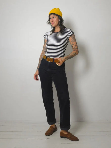 1970's Gap Navy Corduroy Jeans 30x30