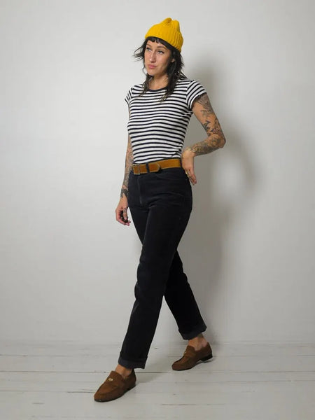 1970's Gap Navy Corduroy Jeans 30x30