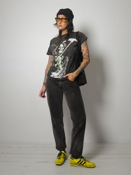 80's Grim Reaper Glow in the Dark Tee