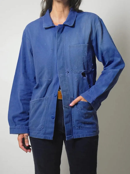 1970's Sunfaded Destroyed Chore Coat